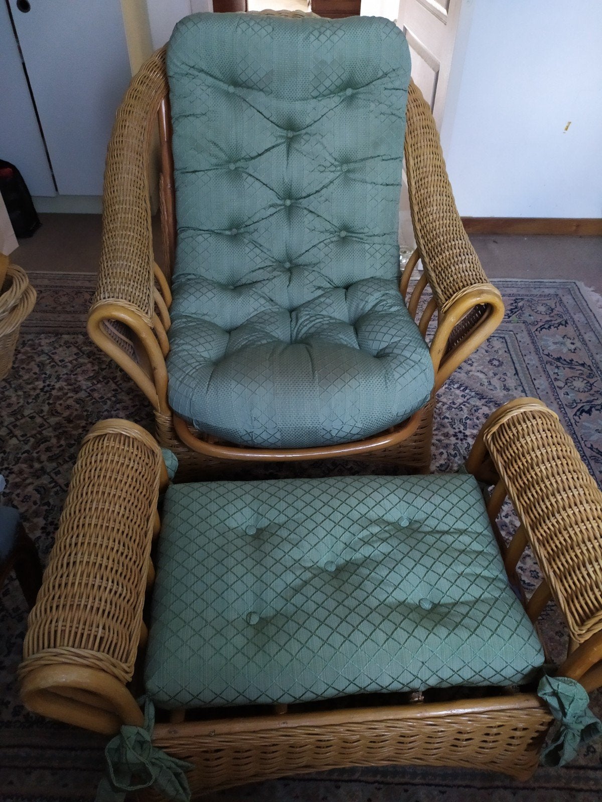rieten relax zetel, Huis en Inrichting, Ophalen