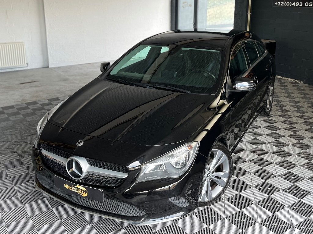 Mercedes-Benz CLA 180d Automatic 1st Prop 1 jaar garantie, Auto's, Mercedes-Benz, 4 cilinders, 110 g/km, Leder en Stof, Zwart