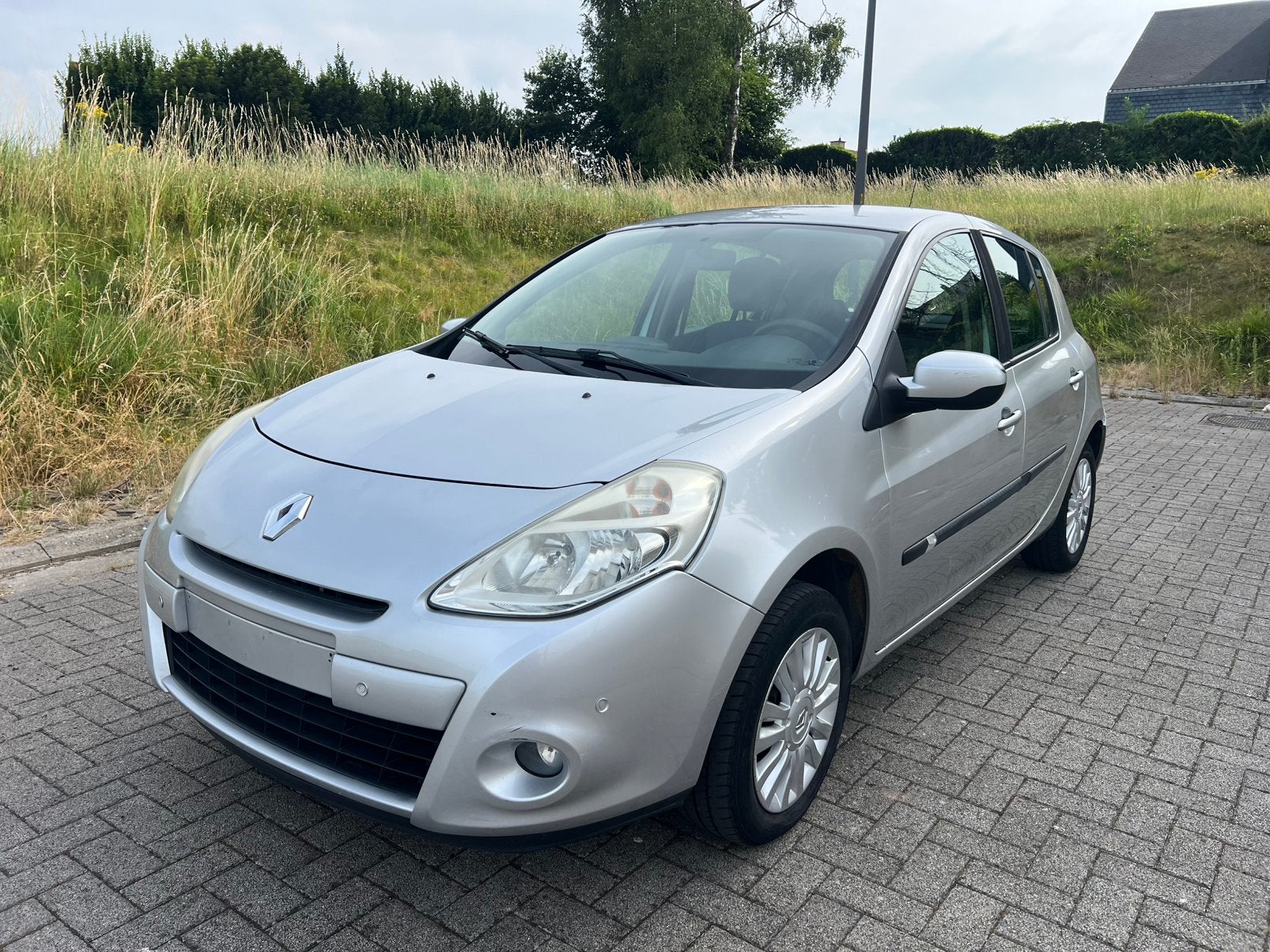 Renault Clio/1.2Benzine/2009/108.000Km/Euro4/Airco, Argent ou Gris, Achat, Entreprise, Boîte manuelle