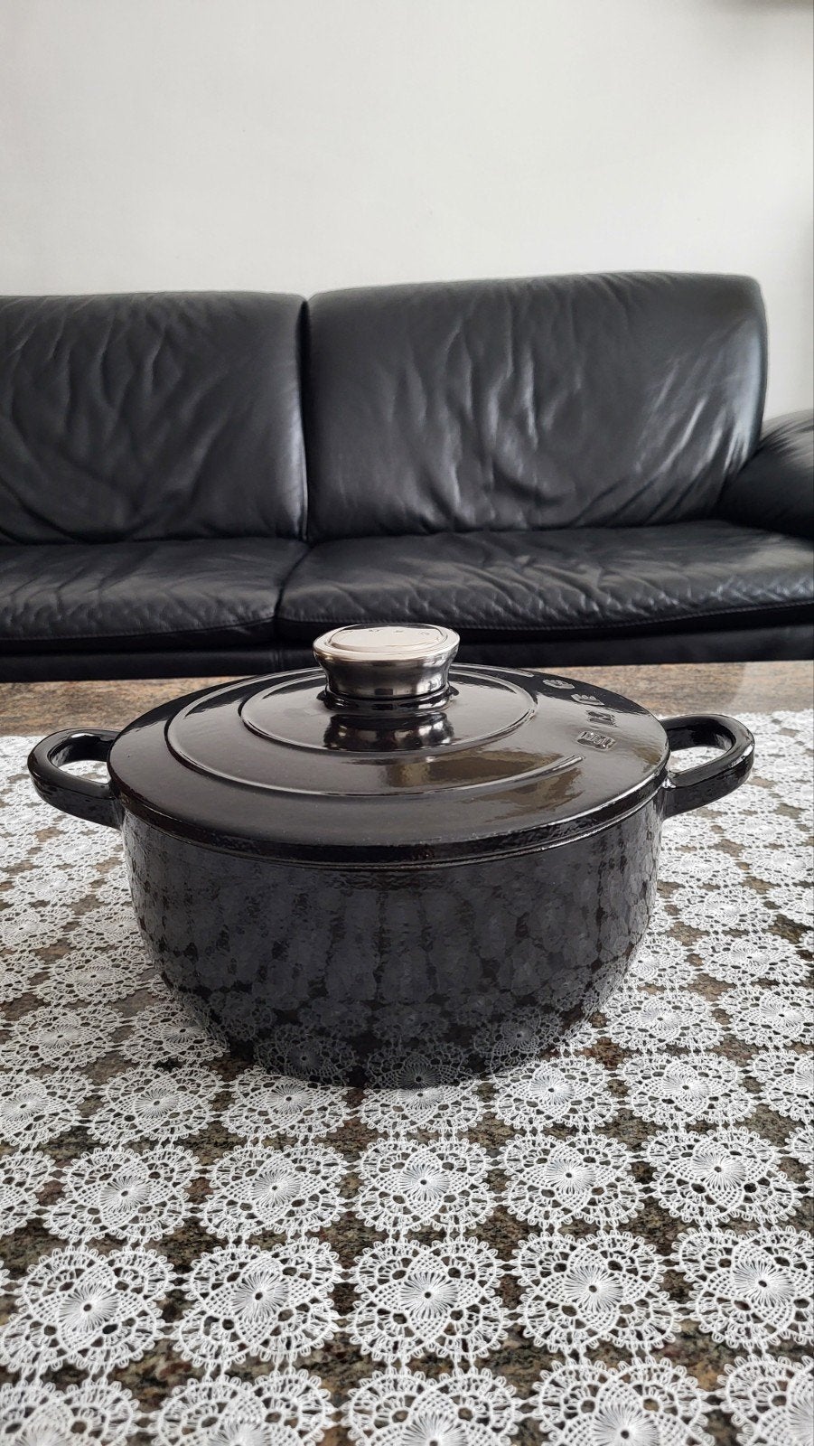 Gietijzeren kookpot/braadpan SMEG (24 cm), Huis en Inrichting, Ophalen of Verzenden, Braadpan