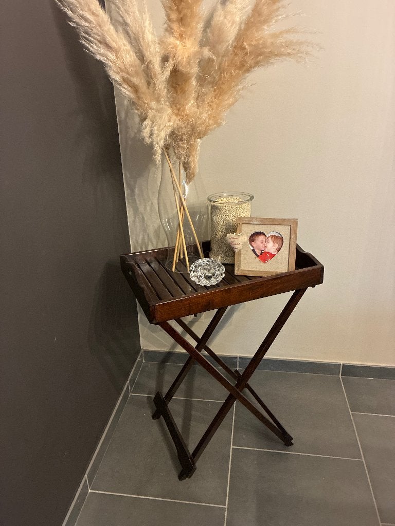 Bijzettafel, Ophalen, Gebruikt, Rechthoekig, 60 cm of meer