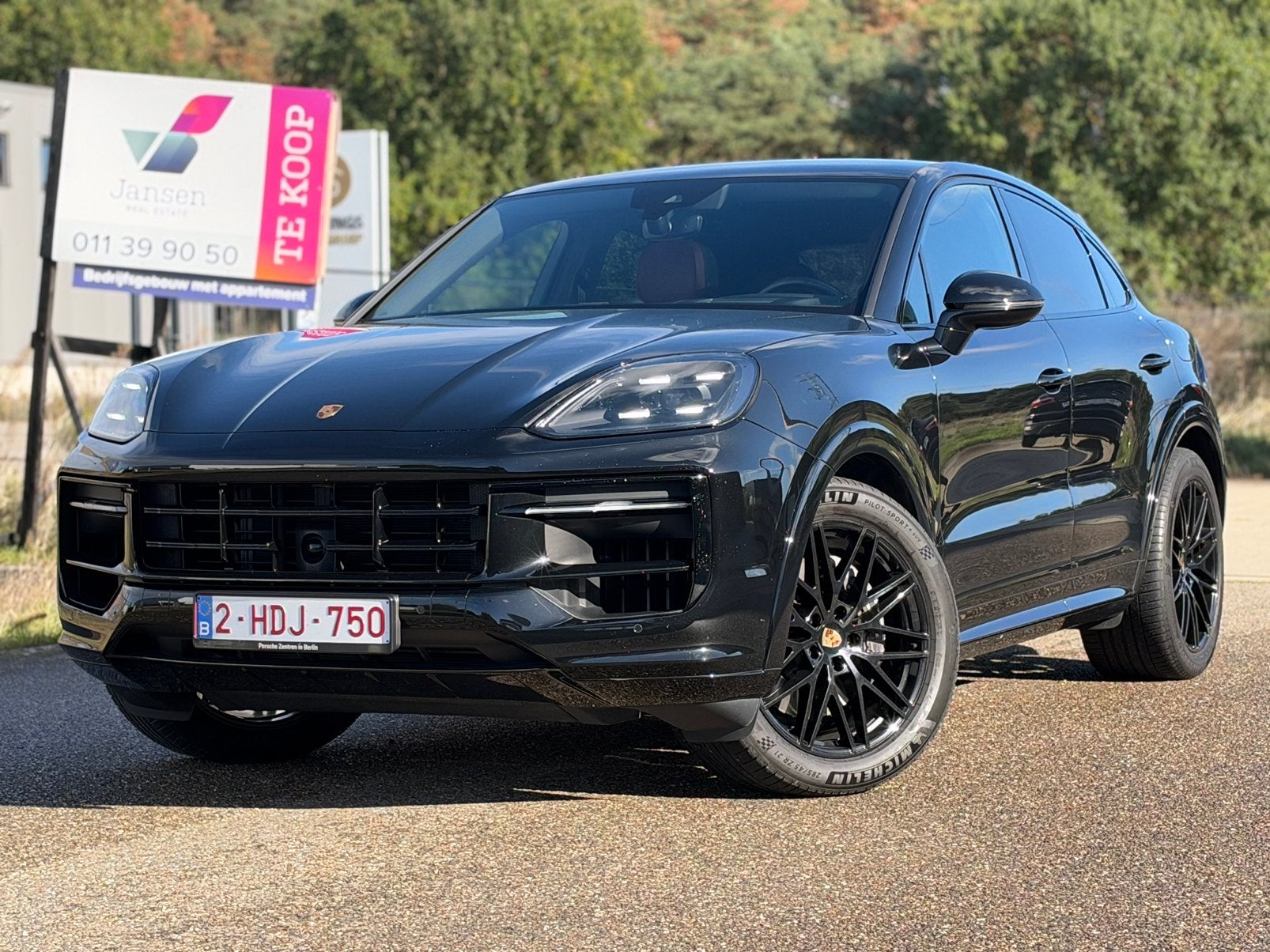 Porsche Cayenne Coupé E-Hybrid/SportDesign/Luchtvering/PPF, Auto's, Automaat, Cayenne, Euro 6, Zwart