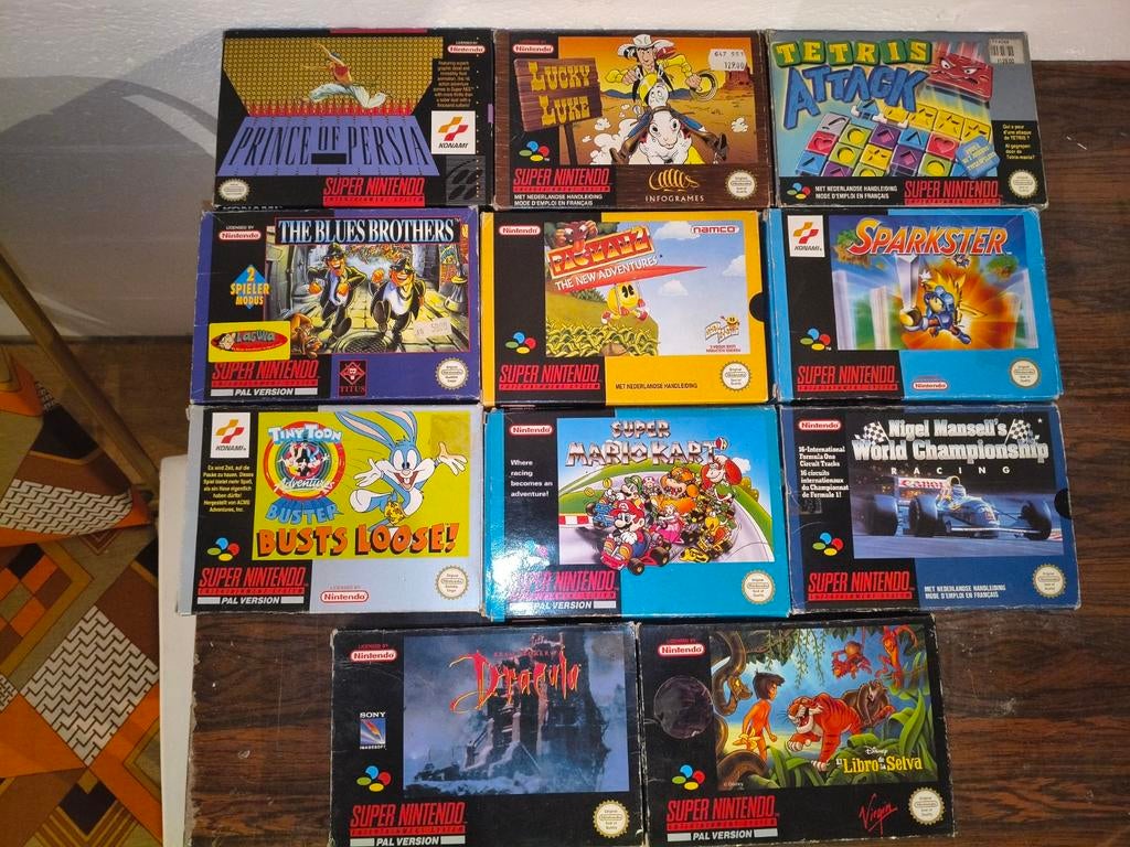 Super nes verzameling, Enlèvement