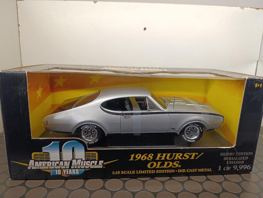 Oldsmobile Hurst 1968 ERTL limited 1/18, Hobby & Loisirs créatifs, Voitures miniatures | 1:18, Enlèvement ou Envoi, Neuf, Voiture
