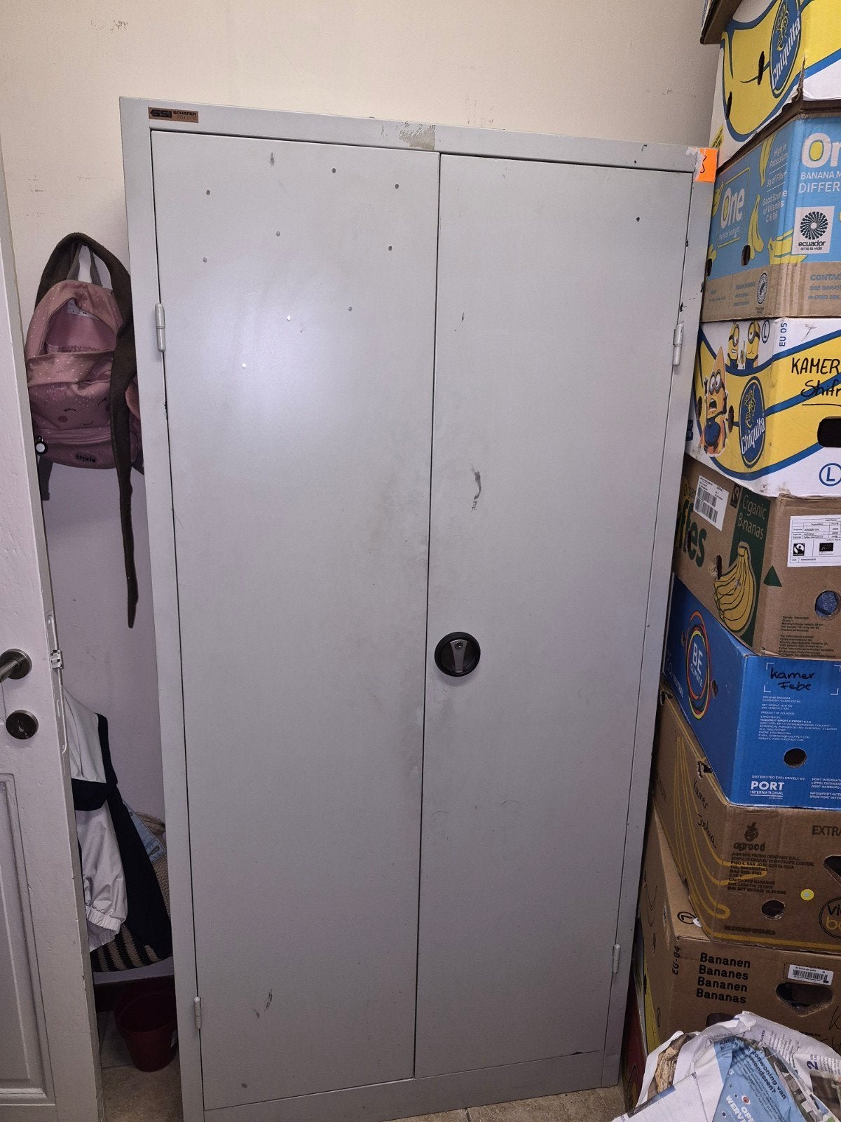 Grote metalen Schäfer dossierkast / archiefkast – 2 meter h, Huis en Inrichting, Kasten | Lockerkasten, Ophalen, Gebruikt