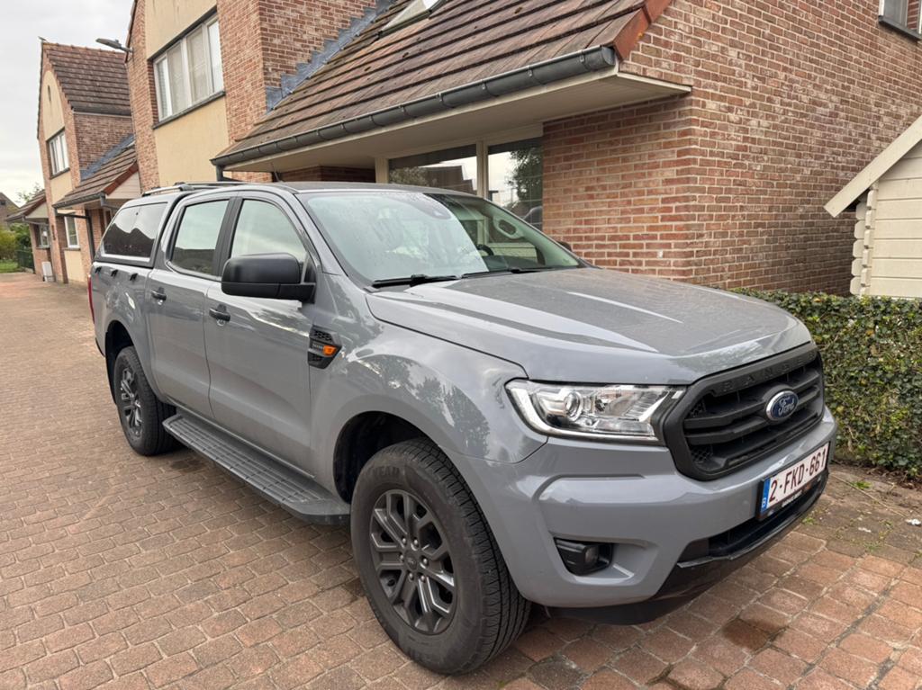 Cargo léger à cabine double Ford Ranger Wolftrak, Argent ou Gris, Entretenue par le concessionnaire, Noir, Automatique