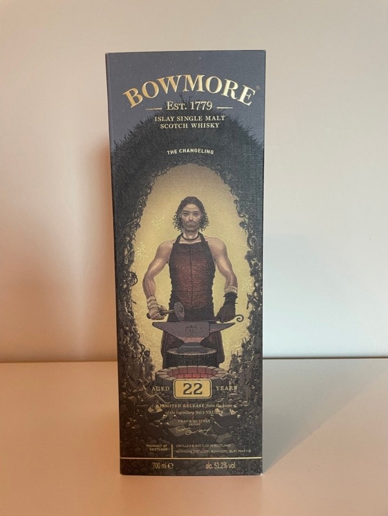 Bowmore 22 year old - The Changeling (scherp geprijsd), Verzenden, Nieuw, Vol