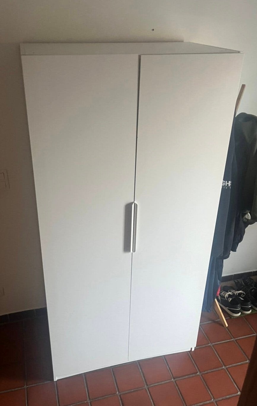 Kleerkast, Huis en Inrichting, Ophalen, 200 cm of meer, Met klep(pen), Mooie witte stijl
