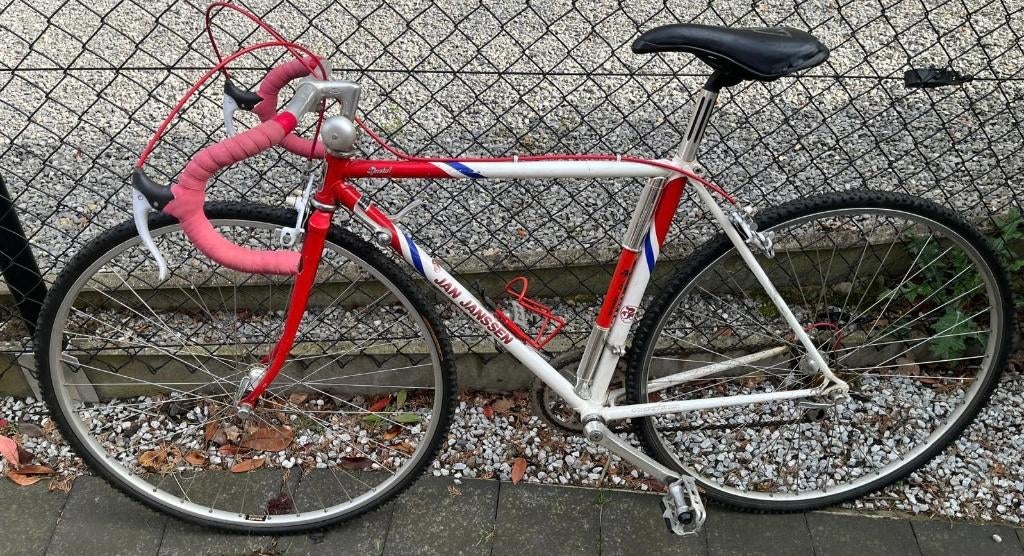 Magnifique vélo de course Jan Janssen vintage, Autres marques, Moins de 10 vitesses, Acier, Enlèvement