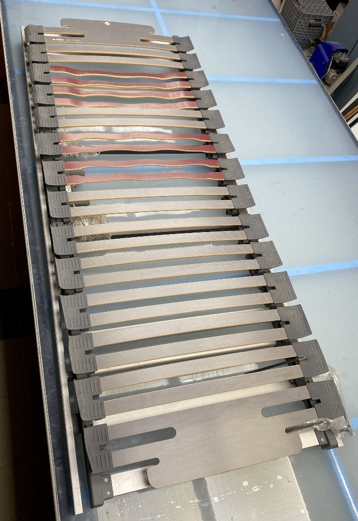 electrische lattenbodem ELSACH, Maison & Meubles, Sommier, 200 cm, Une personne, Comme neuf