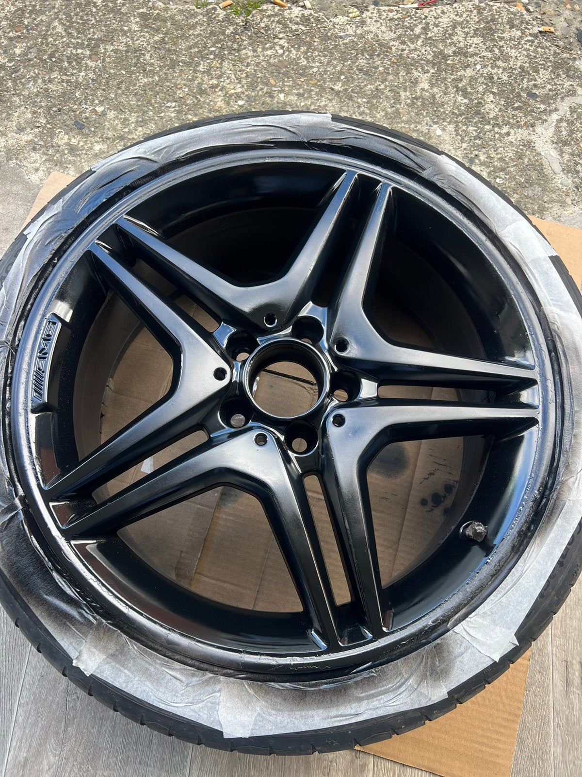Mercedes 18inch AMG velgen Opmaak NIET GEBARST!, Pneus et Jantes, Véhicule de tourisme, Pneus été, 18 pouces
