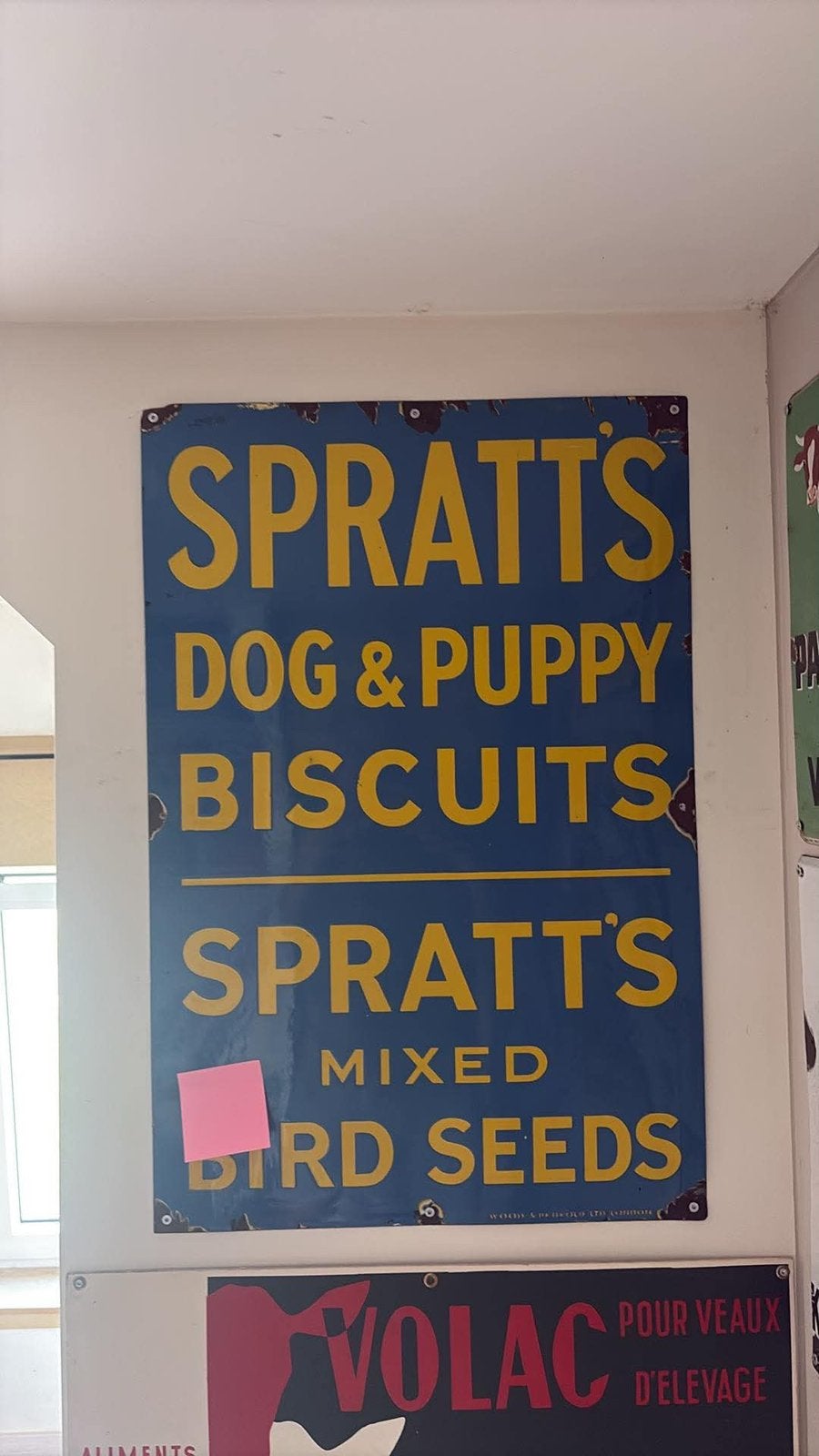 Lot emailleborden, Ophalen, Zo goed als nieuw, Reclamebord