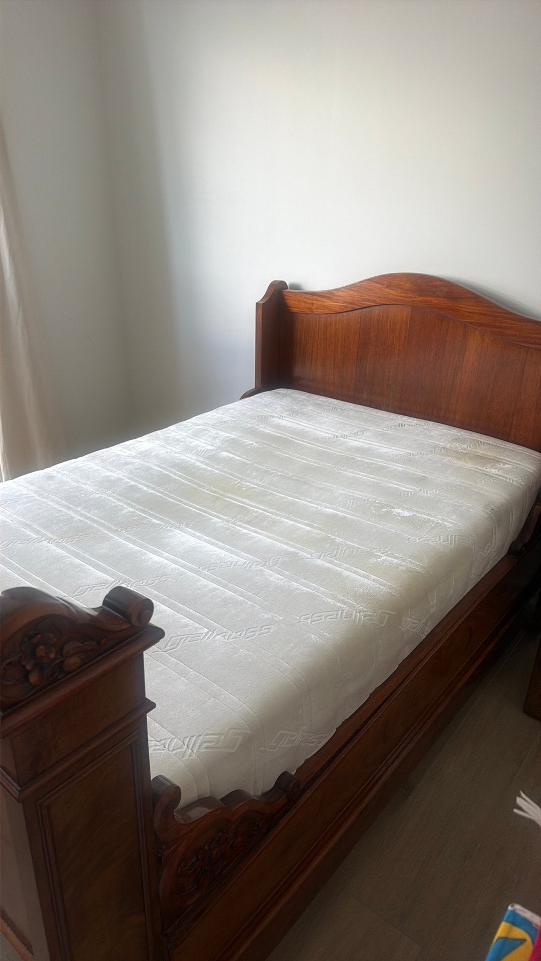 GEL-matras 1m20 bij 1m90, Ophalen, Gebruikt, Tweepersoons, 190 cm of minder
