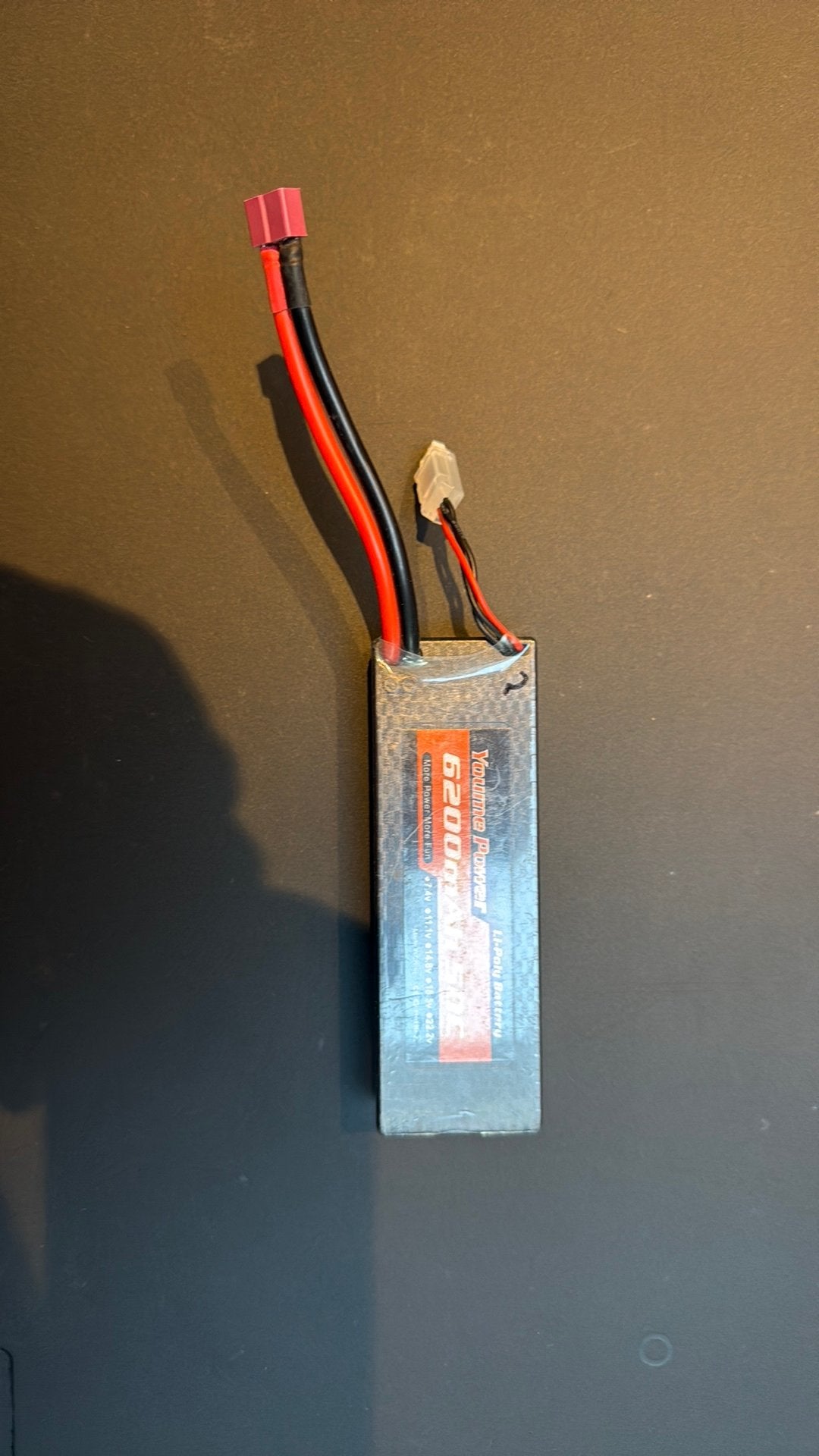 Lipo 2s 6200 mah, Ophalen of Verzenden, Zo goed als nieuw