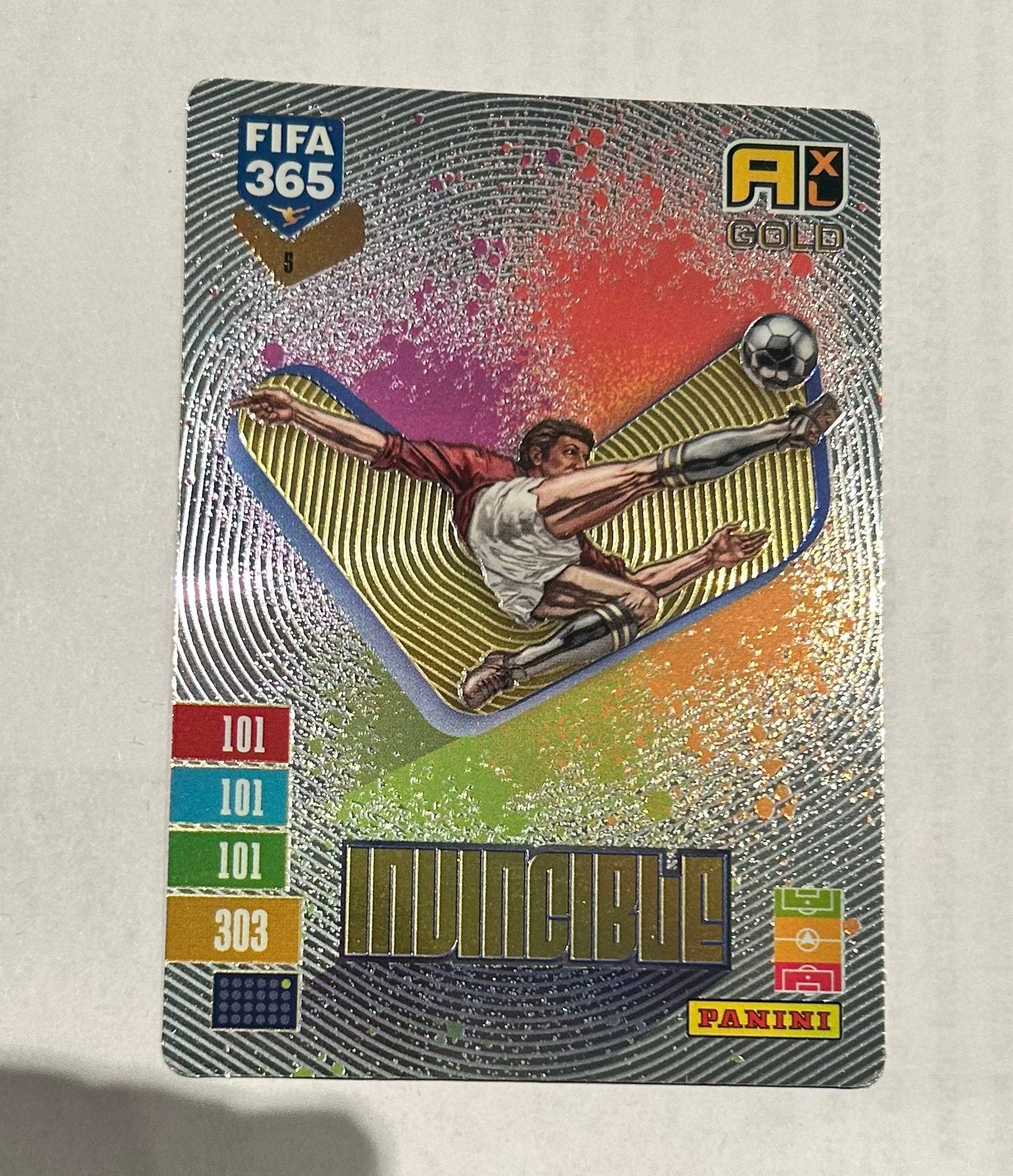 Carte invincible Panini FIFA 365 Adrenalin 2027 Golf 5, Enlèvement ou Envoi, Neuf, Image