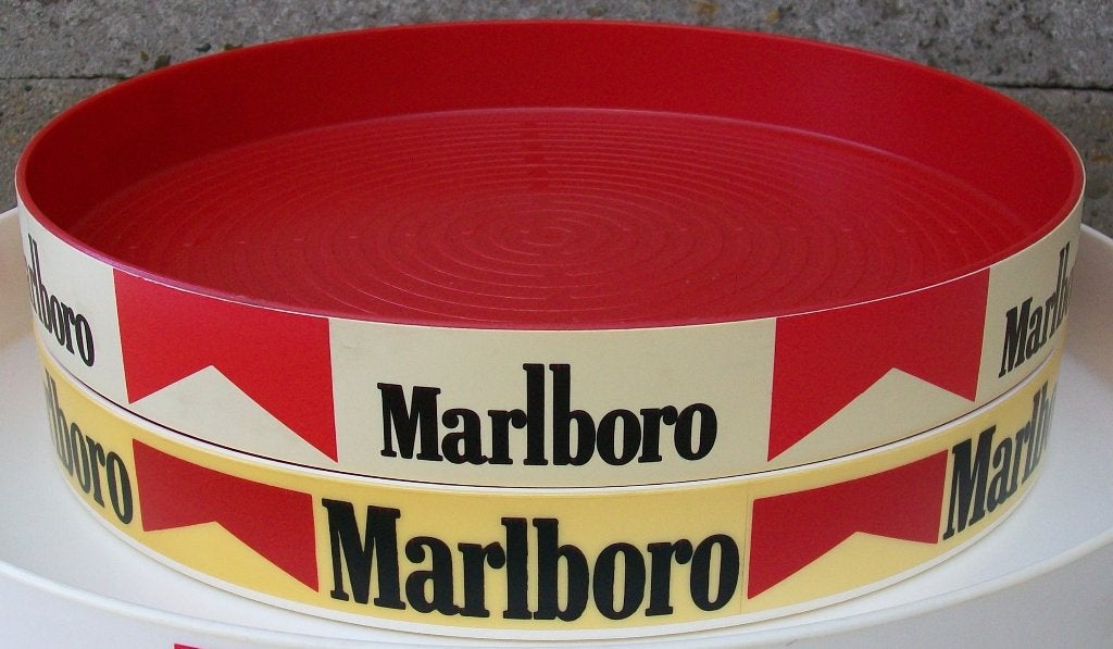 Marlboro - Plateau - Dienblad - Schenkblad - Vintage - Retro, Collections, Marques & Objets publicitaires, Enlèvement ou Envoi