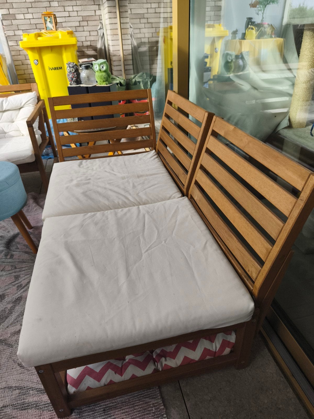 houten bank, Tuin en Terras, Hardhout, Loungeset, Bank, Ophalen