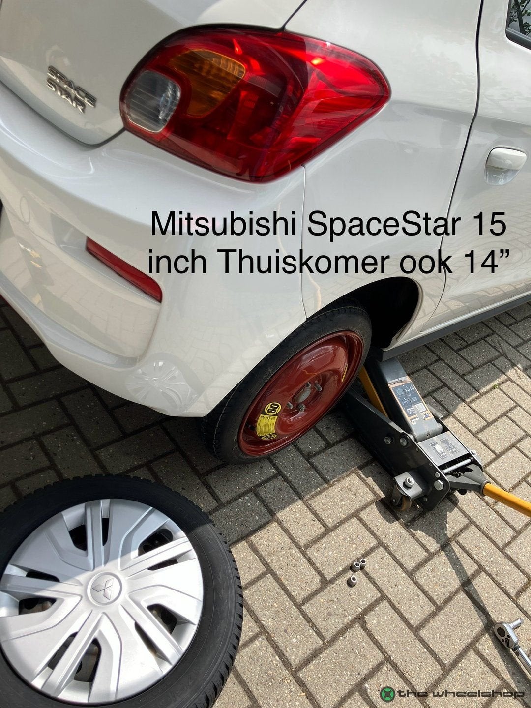 Reservewiel Thuiskomer Mitsubishi Spacestar Colt Grandis ASX, Pneus et Jantes, Véhicule de tourisme, -, Utilisé