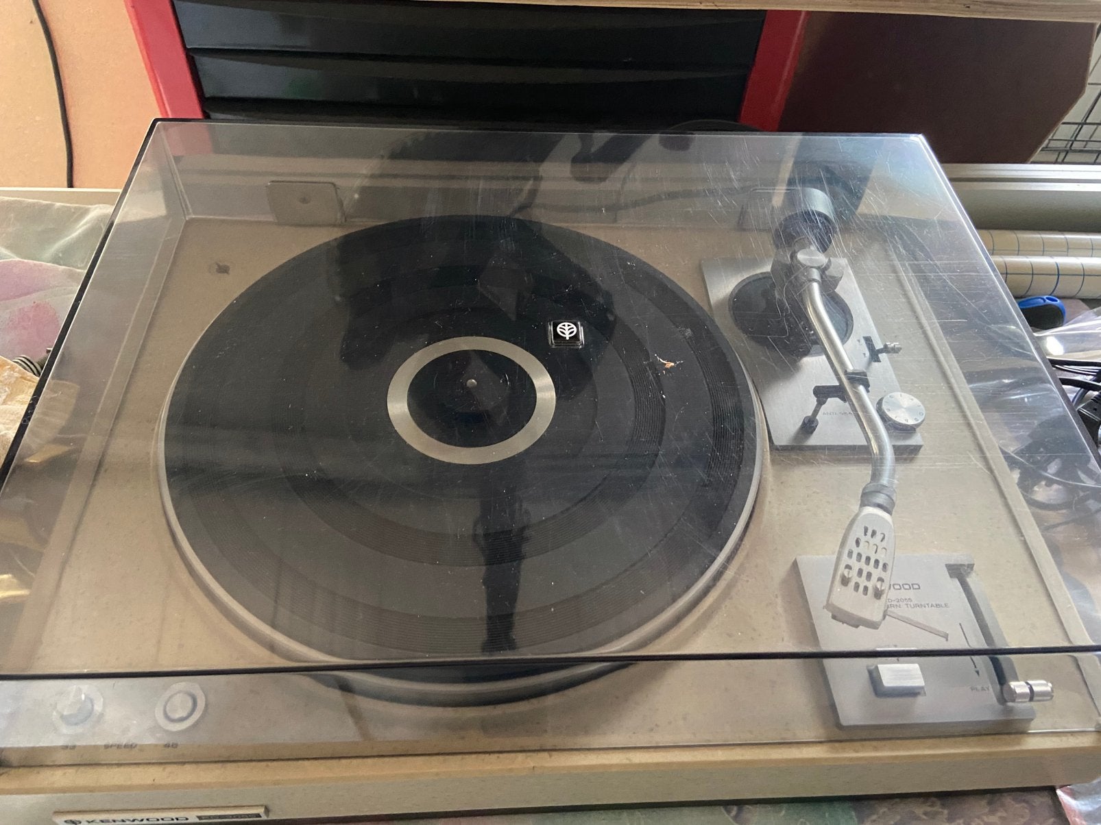 Kenwood KD-2055 vintage platenspeler, Audio, Tv en Foto, Ophalen, Zo goed als nieuw, Platenspeler