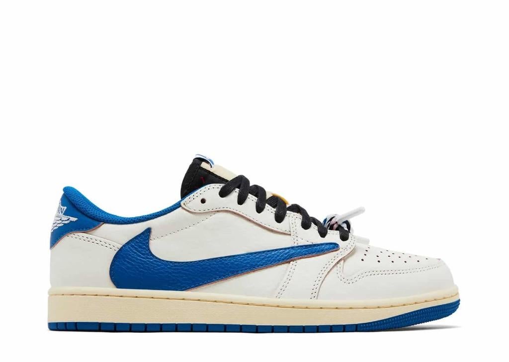 Nike Jordan 1 Retro Low Fragment x Travis Scott, Kleding | Heren, Schoenen, Nieuw, Blauw, Ophalen