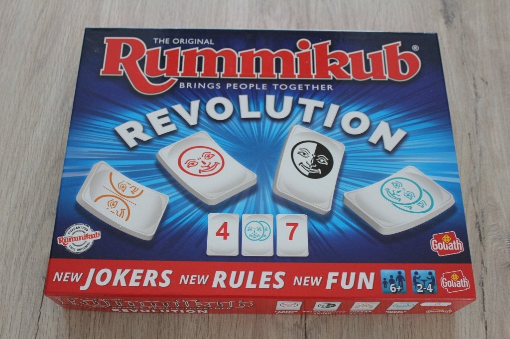 Rummikub Revolution, Drie of vier spelers, Ophalen of Verzenden, Gebruikt, Goliath