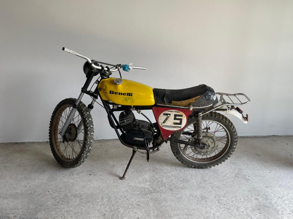 benelli 50cc cross te restaureren / reviseren, Ophalen