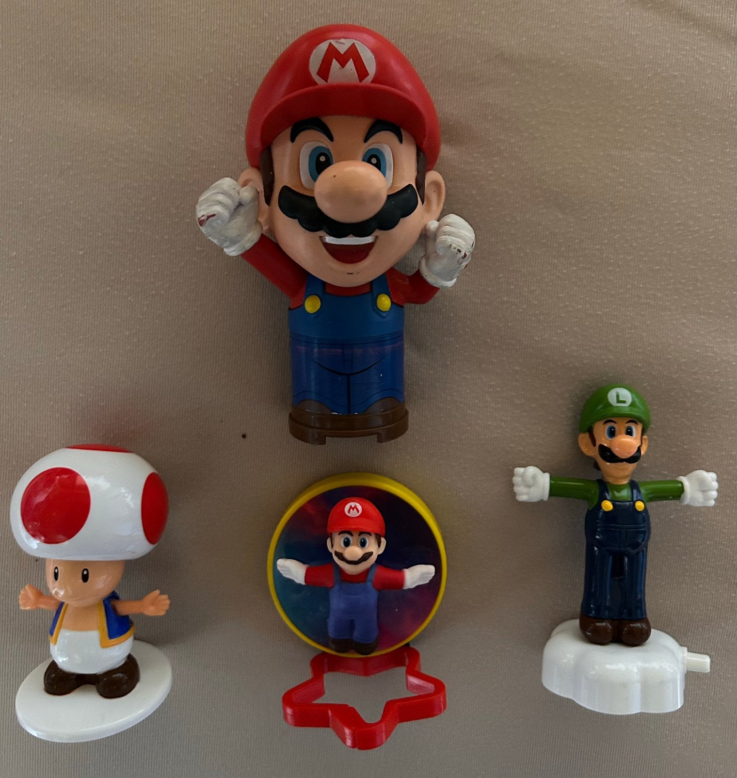 Supermario plastic characters, Verzamelen, Ophalen of Verzenden, Zo goed als nieuw