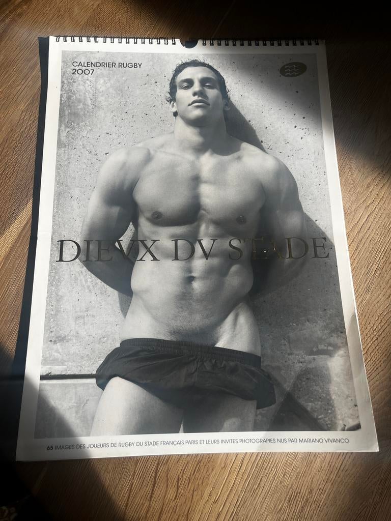 Dieux du stade - rugby kalender 2007, Ophalen