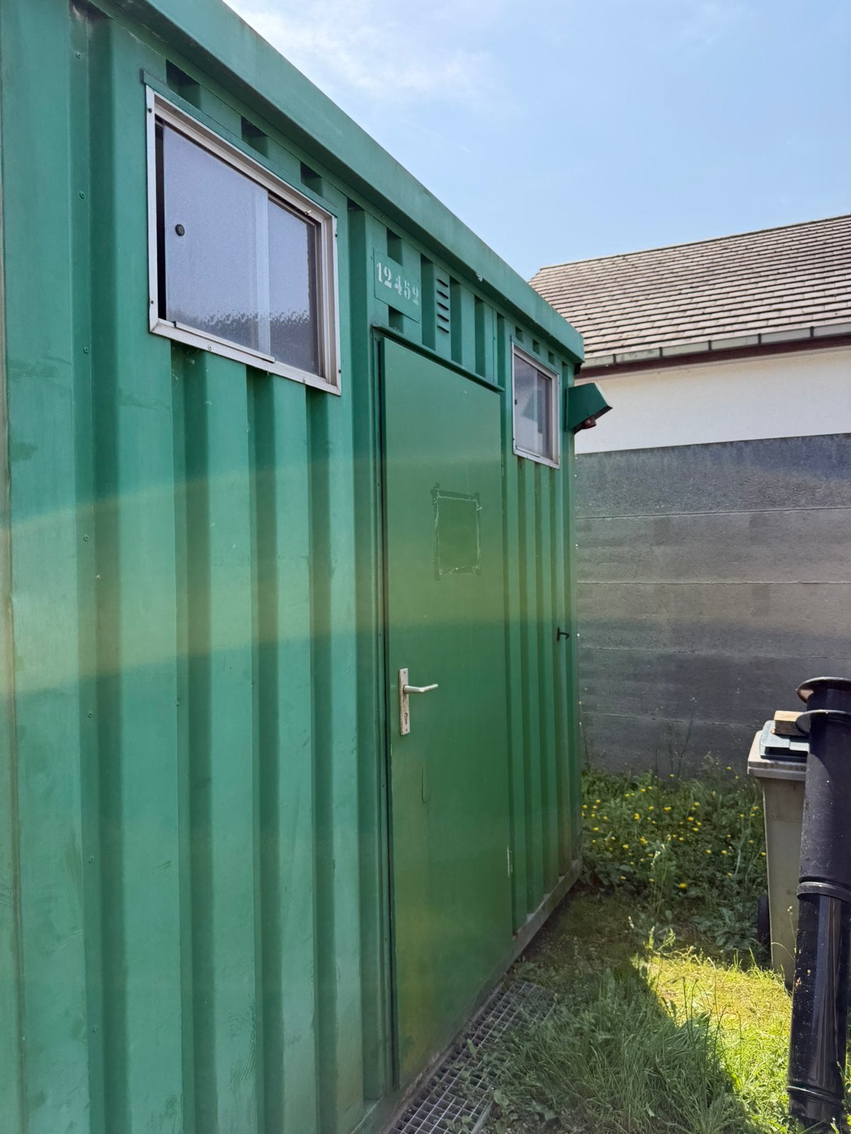 Werfcontainer 4x4m, 2 fenêtres, Utilisé, 500 cm ou plus, Abri de jardin