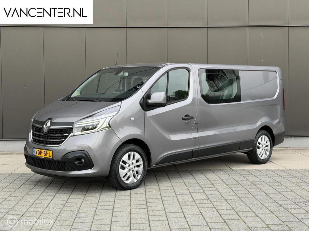 Renault Trafic 2.0 dCi 120PK L2 DC Dubbele Cabine Airco LED, Autos, Argent ou Gris, Achat, Euro 6, Entreprise