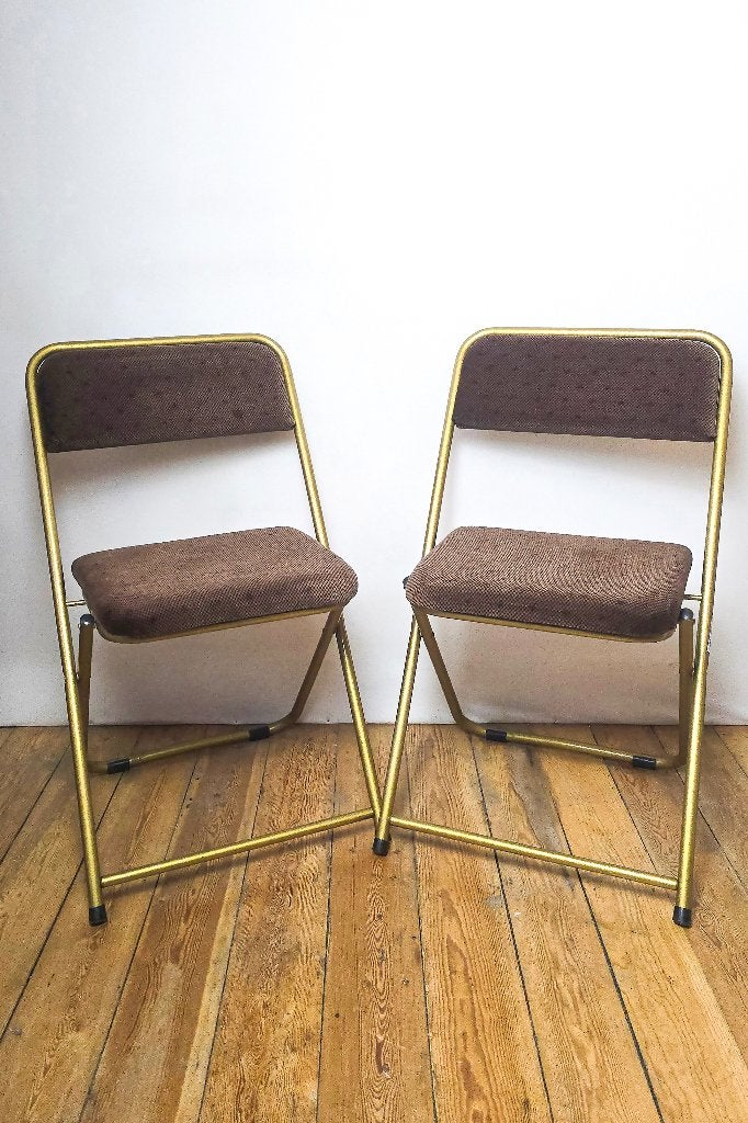 Superbe paire de chaises de camping pliables LAFUMA - 1960, Caravanes & Camping, Accessoires de camping, Comme neuf, Enlèvement ou Envoi