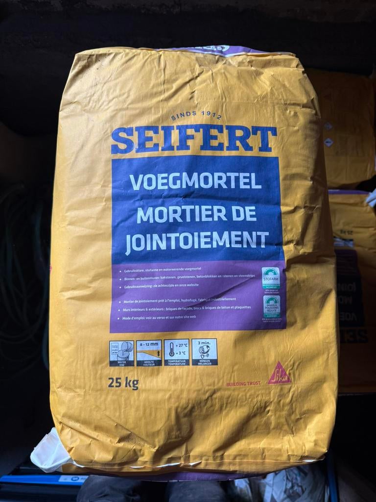 Seifert voegmortel 6078, Doe-het-zelf en Bouw, Ophalen, Nieuw