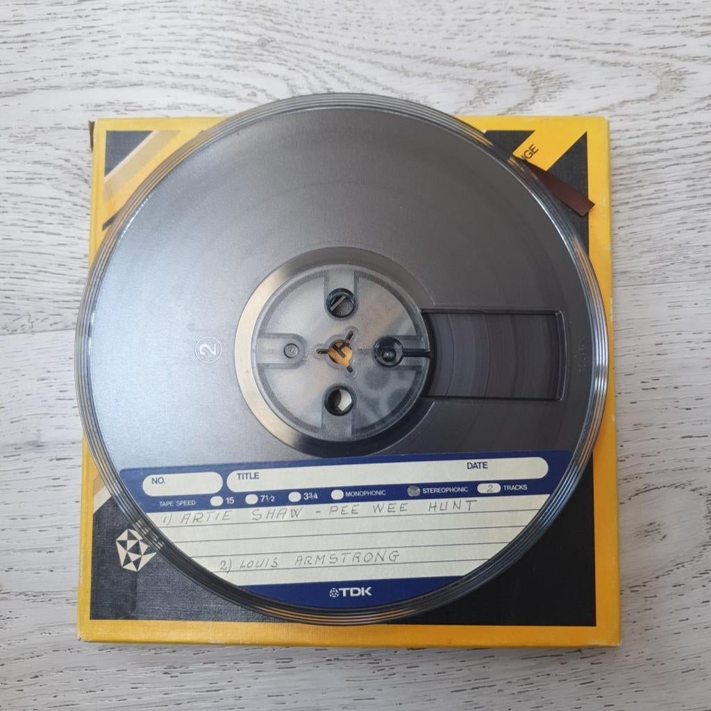 Bobine TDK avec type, comme neuve, Enlèvement ou Envoi