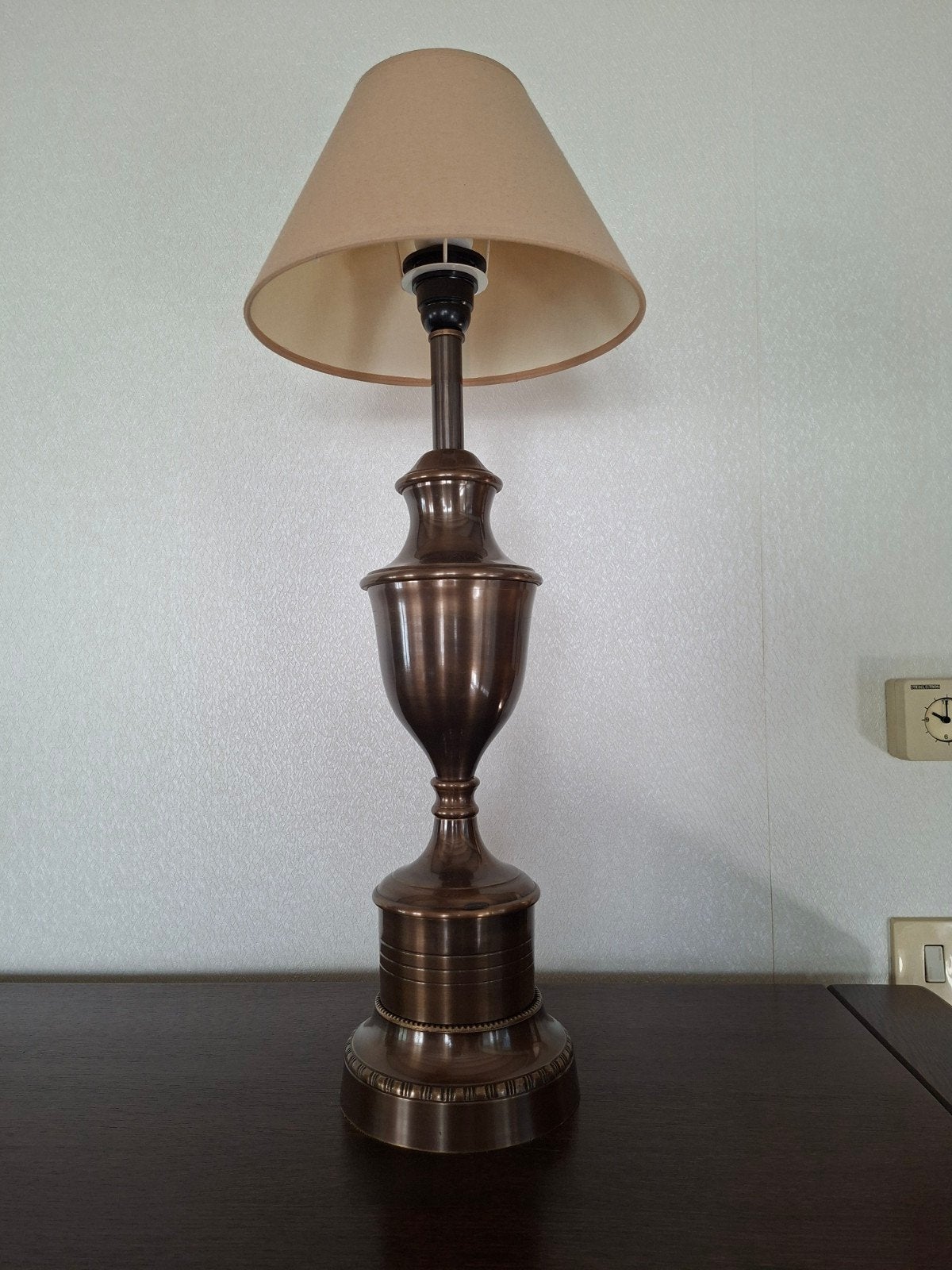 Brons kleurige kast lamp, Huis en Inrichting, Ophalen of Verzenden