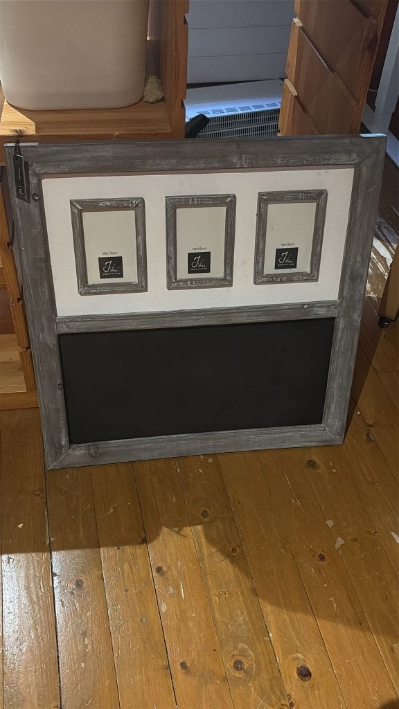 Foto & krijtbord, Huis en Inrichting, Woonaccessoires | Memoborden, Ophalen, Nieuw, Krijtbord