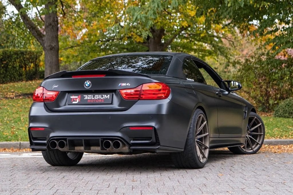 BMW M4 Cabriolet DKG - Frozen Black - CarPlay - 360, Autos, Cuir, Achat, Euro 6, Entreprise