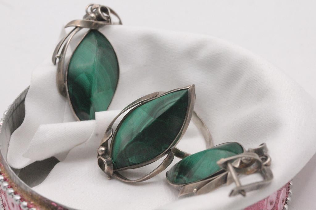 ensemble de bijoux vintage, bague et boucles d'oreilles, Bijoux, Sacs & Beauté, Bijoux anciens, Boucles d'oreilles, Argent, Avec pierre précieuse