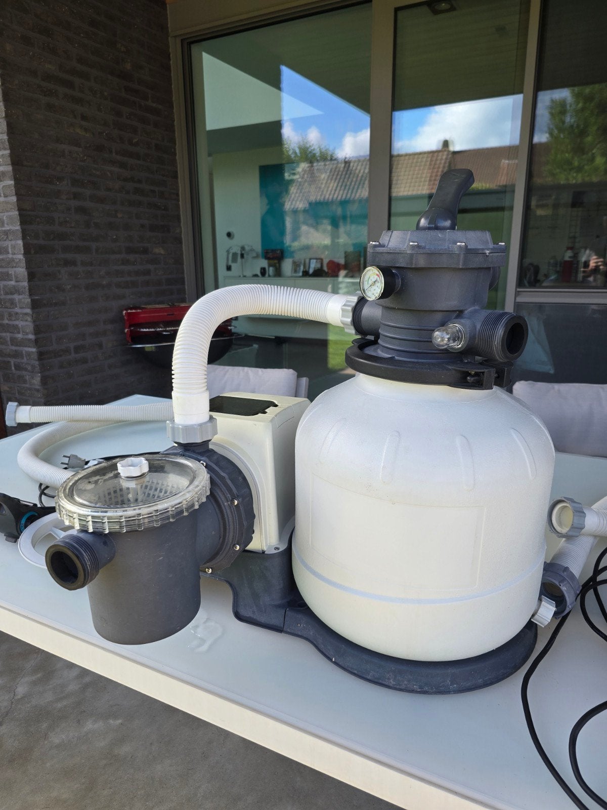 intex zandfilter 8m3, Ophalen, Gebruikt, Filter