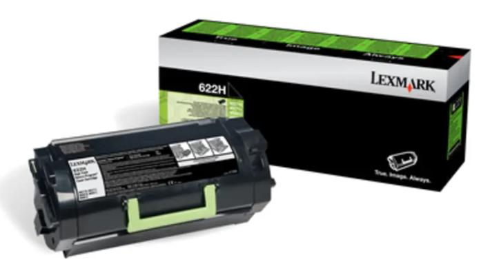 Lexmark 622H - High Yield - black - original - toner, Ophalen, Nieuw, Toner, Samsung-lexmark-xerox