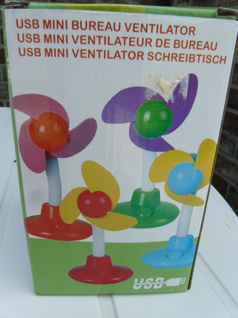 USB Mini bureau ventilator nog als nieuw, Enlèvement, Comme neuf
