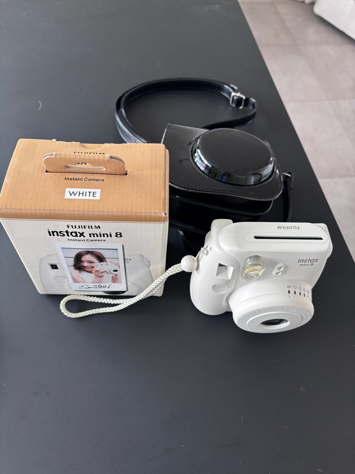 Fujifilm instax mini 8 camera + zakje, Enlèvement, Comme neuf