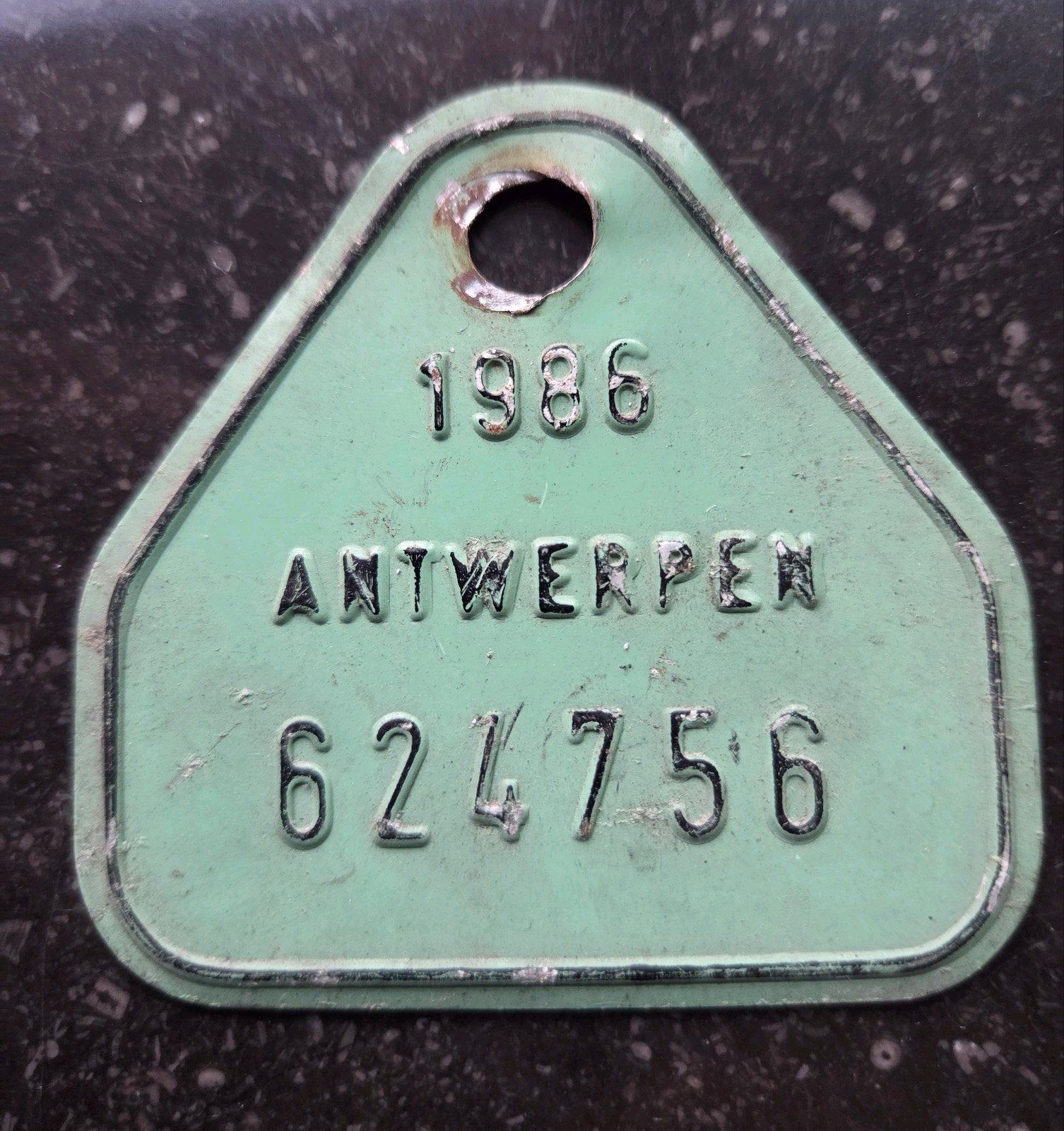 Fietsplaat, Ophalen