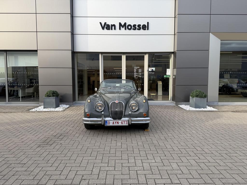 Jaguar XK XK150 Drop head 3.8 litre - CONSIGNATIE (bj 1960), Auto's, Cabriolet, Leder, Bedrijf, Handgeschakeld