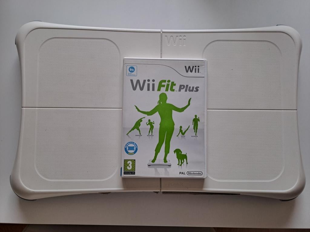 Wii balance board + wii fit plus, Ophalen of Verzenden, Wii