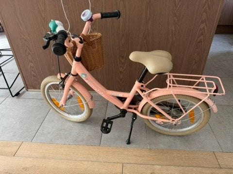 Roze meisjesfiets 16inch, Ophalen, Gebruikt, 16 tot 20 inch