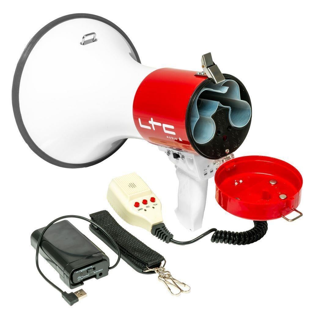 Megafoon 50 Watt met Usb en Sd, Muziek en Instrumenten, Ophalen of Verzenden, Nieuw