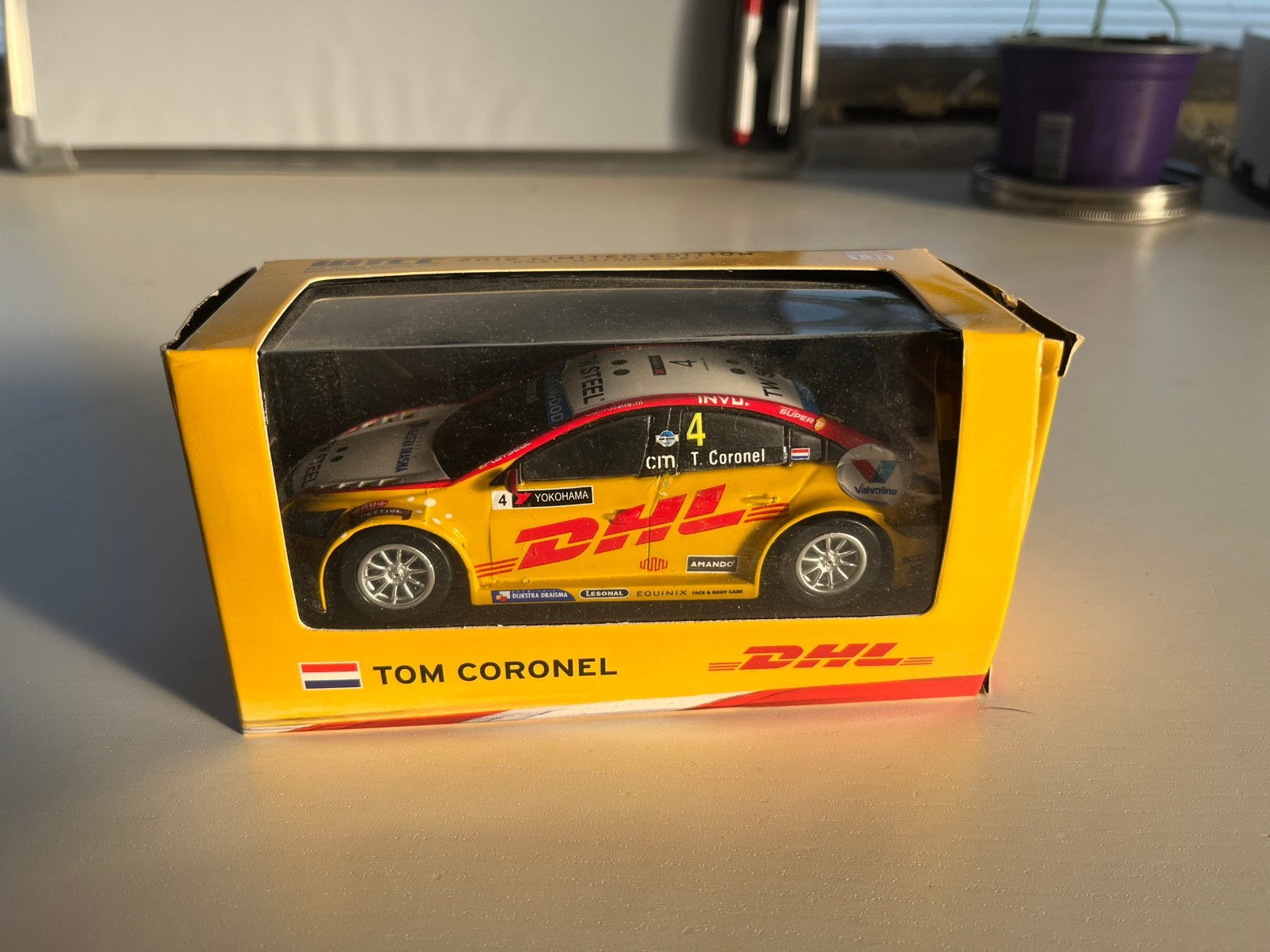 Miniature Honda Civic Tom Coronel WTCC 2015 Limited Edition, Enlèvement ou Envoi, Comme neuf