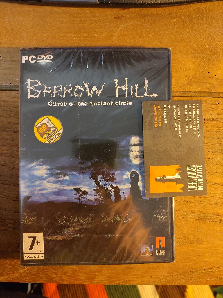 Jeu PC Barrow Hill: Curse of the ancient circle sous blister, Enlèvement ou Envoi, Comme neuf, Aventure et Action