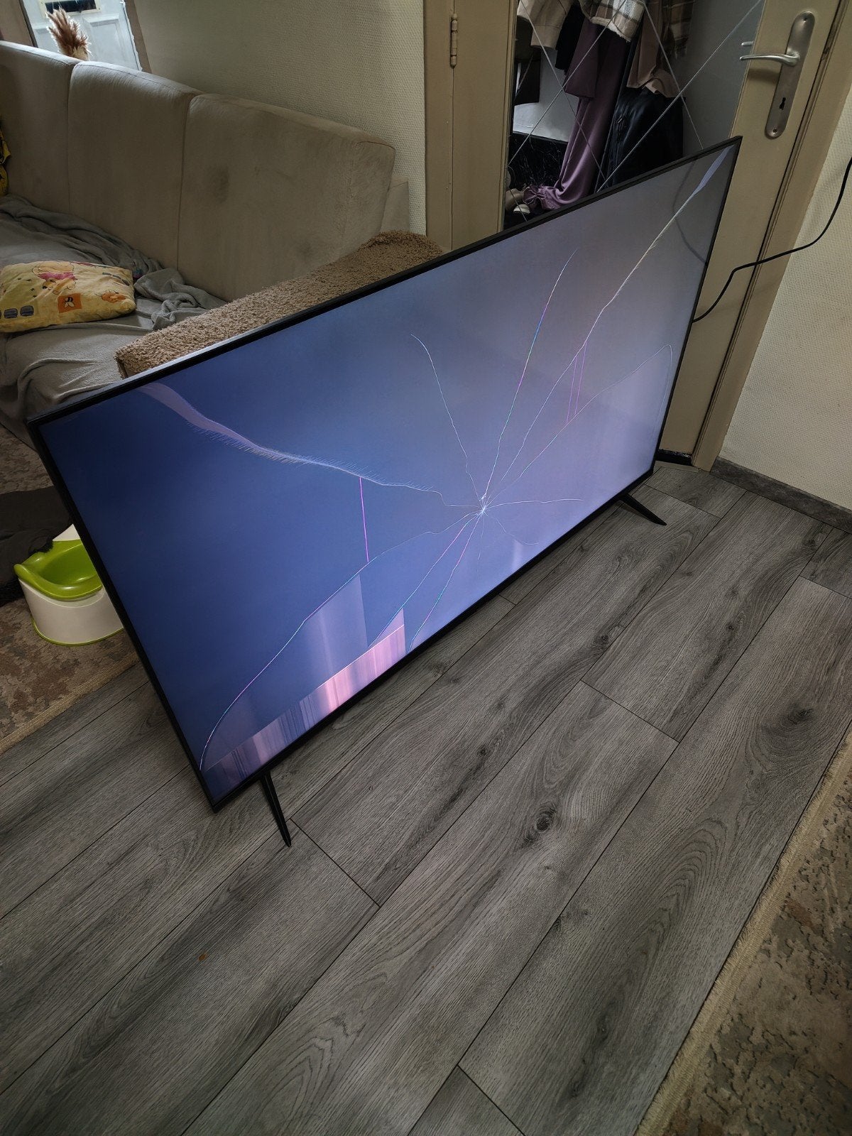 Samsung 65 inch TV ( KAPOT )., Audio, Tv en Foto, Ophalen, Samsung
