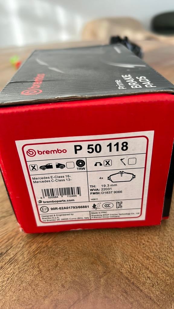 Brembo brake pads | P 50 118 | Remblokken nieuw, Ophalen, Nieuw, Mercedes-Benz